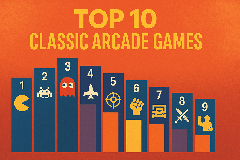 Top 10 Classic Arcade Games That Define Gaming History